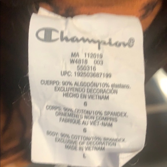 NWOT Champion Tie Dye Tube Top - Picture 7 of 9